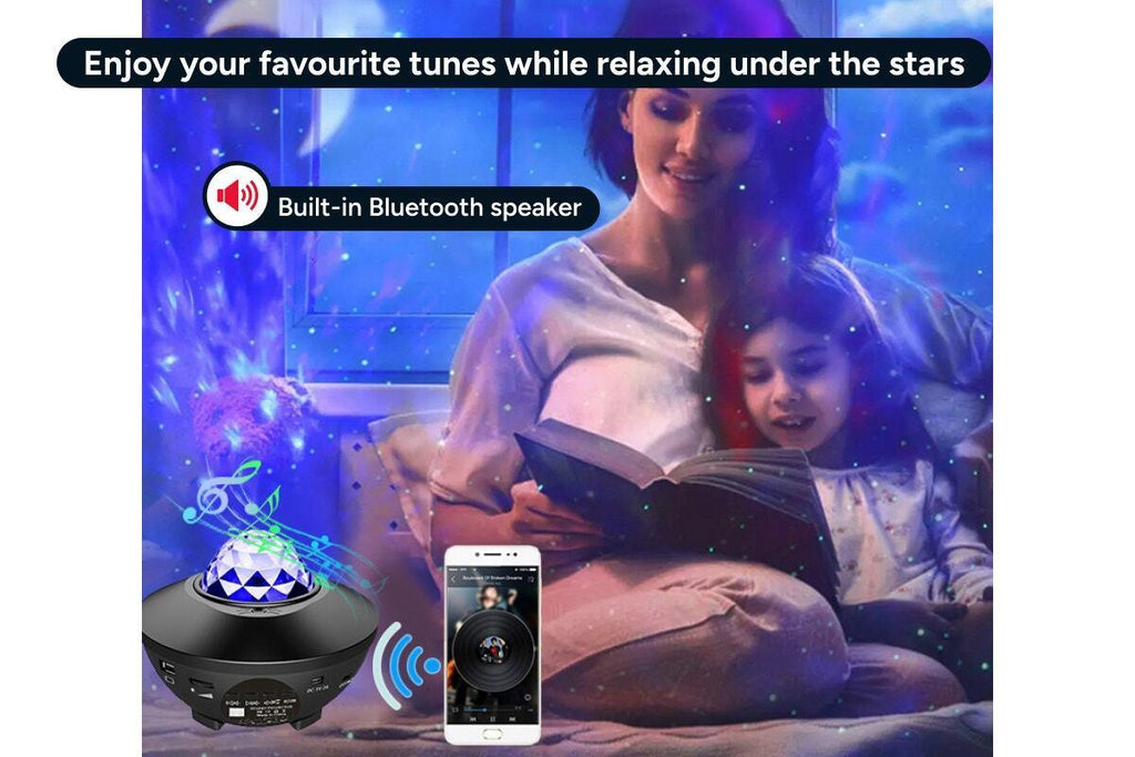 Galaxy Starlight Projector with Speaker - Kogan