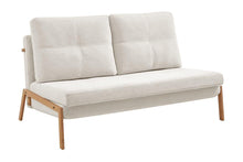 Load image into Gallery viewer, Shangri-La Brad Upholstered Double Sofa Bed (Natural)