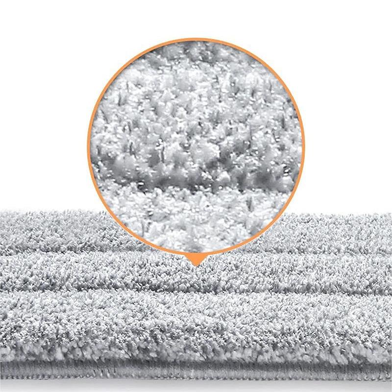 8-Pack Flat Mop Replacement Microfiber Cloths