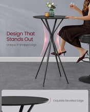 Load image into Gallery viewer, VASAGLE Modern Style Round Bar Cocktail Table