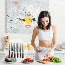Load image into Gallery viewer, OZZYCOOK Chef Kitchen Knife Set 6-Piece