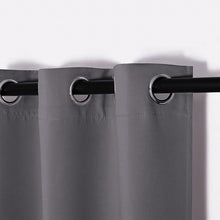 Load image into Gallery viewer, COMFEYA Outdoor and Indoor Blackout Curtains 130x240cm - Grey (2 Pack)