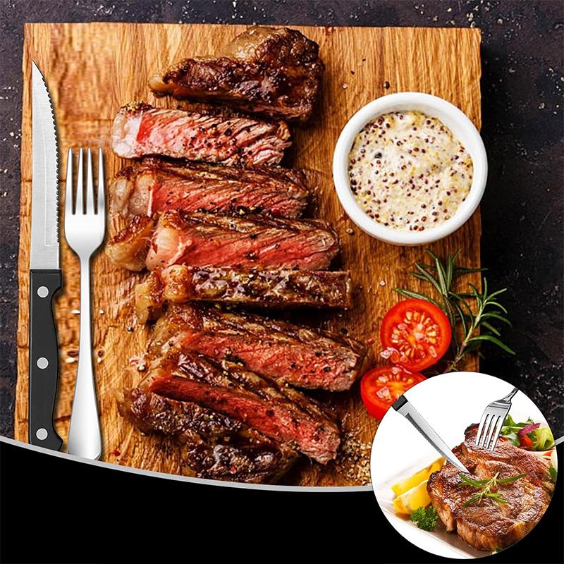 OZZYCOOK 49-Piece Stainless Steel Silverware Set with Non-Slip Cutlery Organizer