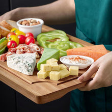 Load image into Gallery viewer, OZZYCOOK 3-Pack Bamboo Cutting Boards for Kitchen Prep and Serving