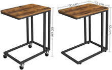 Load image into Gallery viewer, Vasagle Floating End Table with Castors