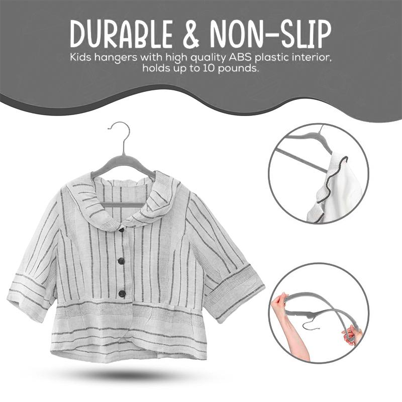 STORFEX 50-Pack Velvet Hangers - Gray