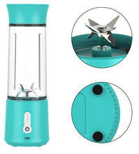 Load image into Gallery viewer, USB Rechargeable Portable Blender - 500ml (Blue)