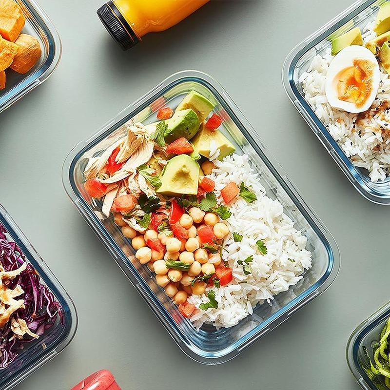 STORFEX 10-Pack Glass Meal Prep Containers with Lids