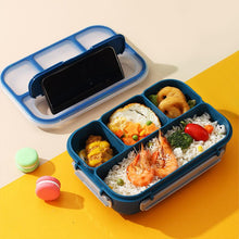 Load image into Gallery viewer, 2 Pack 4-Compartment Bento Box