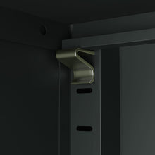 Load image into Gallery viewer, Fraser Country Milan Metal 1 Door Cabinet - Dark Granite Grey