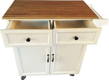 Load image into Gallery viewer, Fraser Country Wooden Kitchen Trolley with 2 Drawer &amp; 2 Door