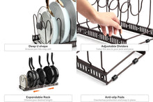 Load image into Gallery viewer, Ovela Expandable Lid &amp; Pan Organiser