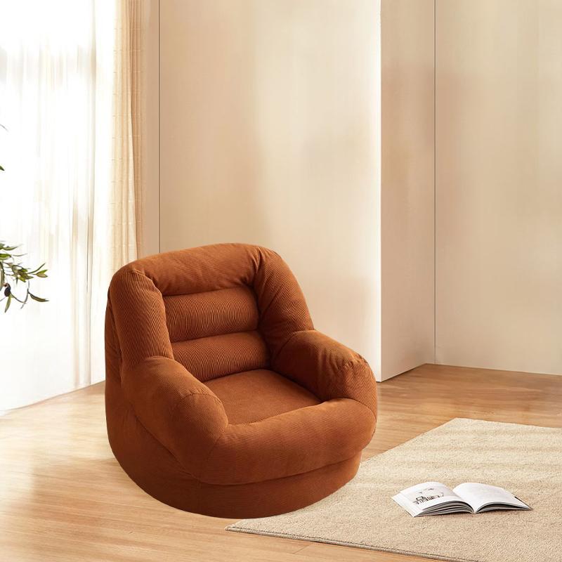 COMFEYA Bean Bag Couch for Adults and Kids - Brown