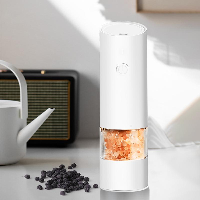 COOKOZZY Electric Salt and Pepper Grinder with Warm LED Light