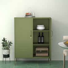 Load image into Gallery viewer, Fraser Country Milan Metal Side Cabinet - Olive Green