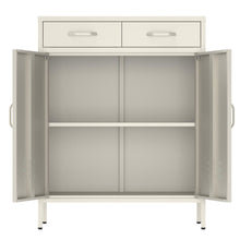 Load image into Gallery viewer, Fraser Country Milan Metal Cabinet With Drawers - Cream
