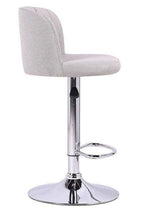 Load image into Gallery viewer, Fraser Country Adjustable Finest Grey Fabric Curved Bar Stool (2/Pack)