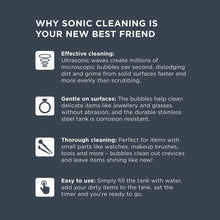 Load image into Gallery viewer, Davis &amp; Waddell Electric Ultrasonic Cleaner - White (400ml)