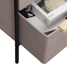 Load image into Gallery viewer, Fraser Country 4 Drawer Byra Dresser - Light Grey &amp; Black