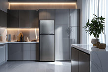 Load image into Gallery viewer, Kogan 334L Top Mount Fridge (Dark Stainless Steel)