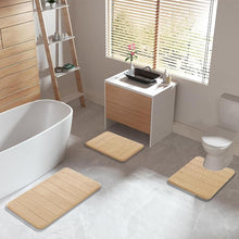 Load image into Gallery viewer, COMFEYA 2 Pack Bath Mat Set - Beige
