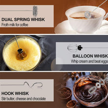 Load image into Gallery viewer, Handheld Electric Milk Frother - Black