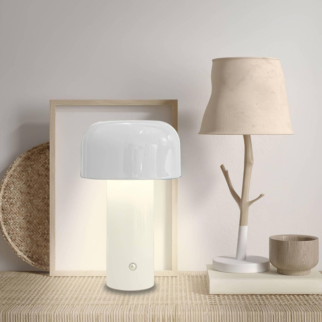 Mushroom Table Lamp - White (2 Pack)