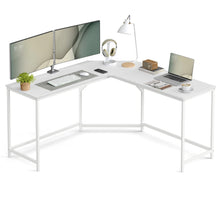 Load image into Gallery viewer, Vasagle L-Shaped Computer Desk - White