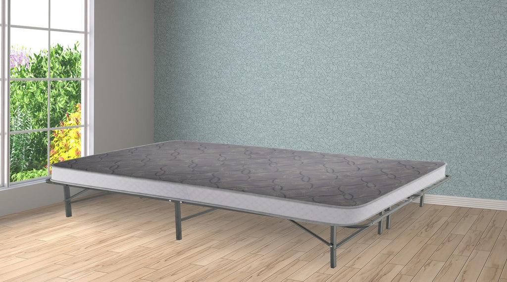 Foldable Metal Bed Frame - Double