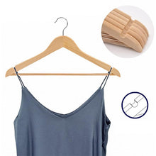 Load image into Gallery viewer, STORFEX 30 Pack Wooden Coat Hangers - Natural