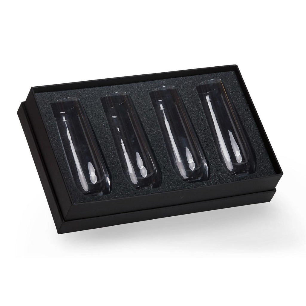 Po di Fame: Stemless Champagne Flutes - Glass Set