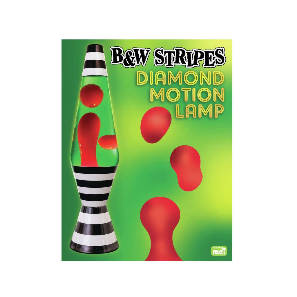 Black & White Stripes Diamond Motion Lamp