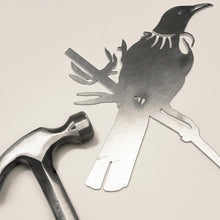 Load image into Gallery viewer, MetalBird Tui Garden Art