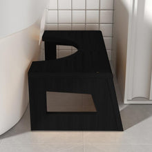 Load image into Gallery viewer, Non-Slip Bamboo Toilet Squat Stool - Black