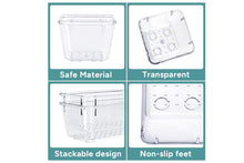 Load image into Gallery viewer, 25 Piece Clear Drawer Organiser Set