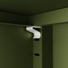 Load image into Gallery viewer, Fraser Country Milan Metal Cabinet Two Mesh Doors - Olive Green