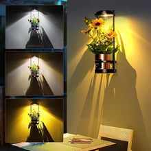 Load image into Gallery viewer, Outdoor Solar Light with Plant Stand