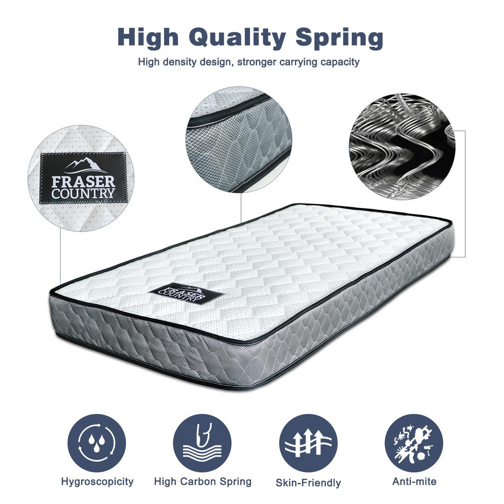 Fraser Country: Basic Bonnell Spring Mattress - Single