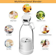 Load image into Gallery viewer, Portable Electric Juicer &amp; Blender - White