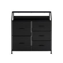 Load image into Gallery viewer, Ovela 5 Large Drawer Storage Chest - Nordic Black