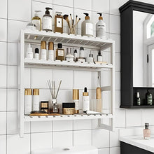 Load image into Gallery viewer, STORFEX 3-Tier Adjustable Bathroom Floating Organizer - White
