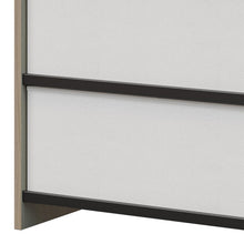 Load image into Gallery viewer, Fraser Country: Lada Home 4 Drawer Storage Dresser - Grey &amp; White With Silver Handle
