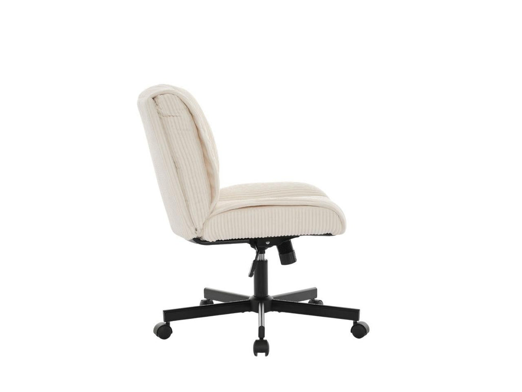 Gorilla Office - Corduroy Office Chair White