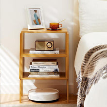 Load image into Gallery viewer, STORFEX: Bamboo Stackable End Tables (Set of 2)