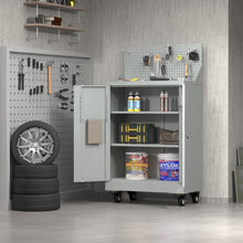 Load image into Gallery viewer, Fraser Country Milan Steel Tool Cart Cabinet - Light Grey