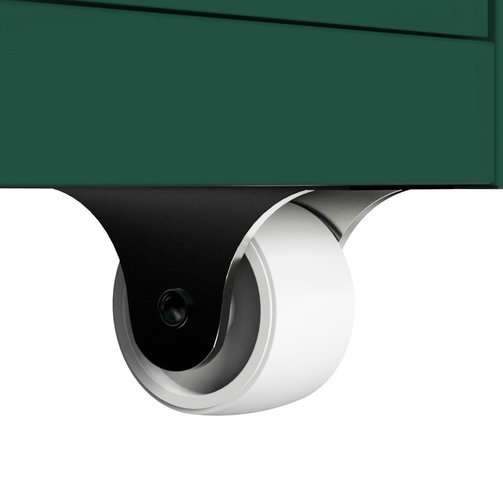 Gorilla Office - Mobile Metal 5 Drawer Cabinet - Pine Green