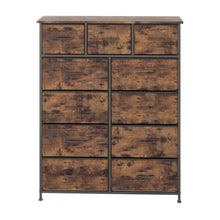 Load image into Gallery viewer, Fraser Country 11 Drawer Storage Chest - Rustic Walnut