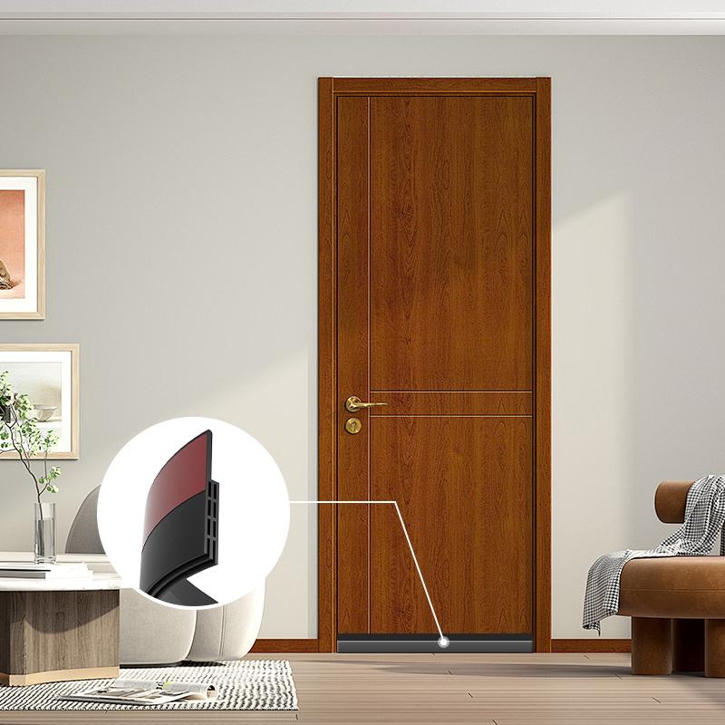 4 Pack Under Door Draft Stopper - Black