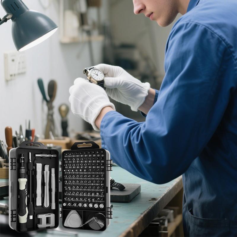 115-in-1 Repair Precision Screwdriver Set - Black