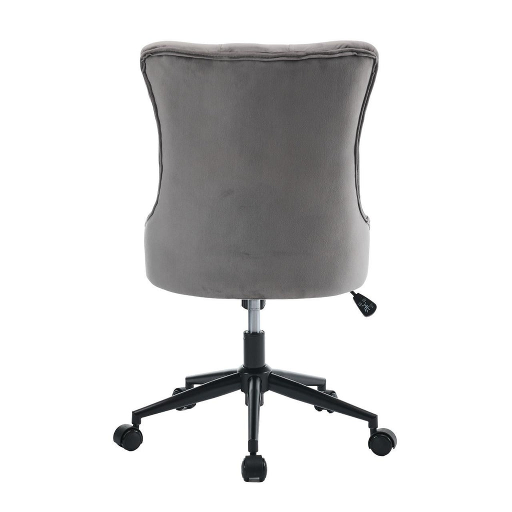 Gorilla Office: Ella Velvet Chair - Grey